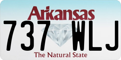 AR license plate 737WLJ