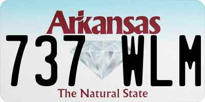 AR license plate 737WLM