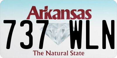 AR license plate 737WLN