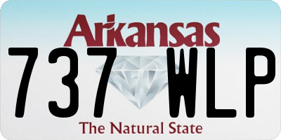 AR license plate 737WLP