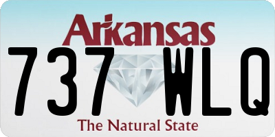 AR license plate 737WLQ