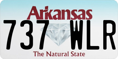 AR license plate 737WLR