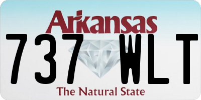 AR license plate 737WLT