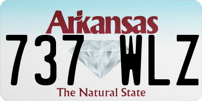 AR license plate 737WLZ