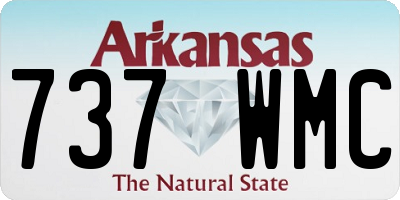AR license plate 737WMC