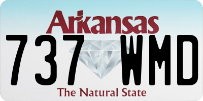 AR license plate 737WMD