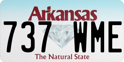 AR license plate 737WME