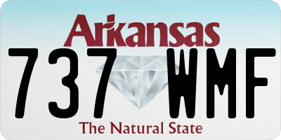 AR license plate 737WMF