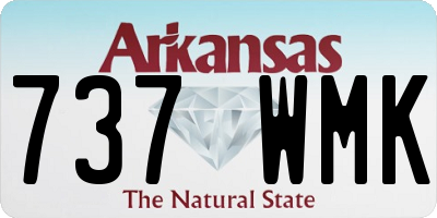 AR license plate 737WMK