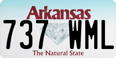AR license plate 737WML