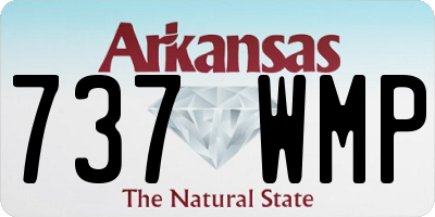 AR license plate 737WMP