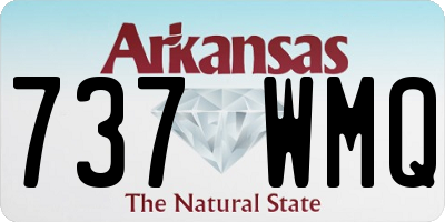 AR license plate 737WMQ
