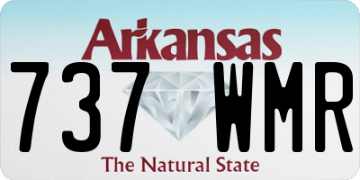 AR license plate 737WMR