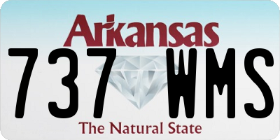 AR license plate 737WMS