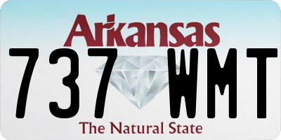 AR license plate 737WMT