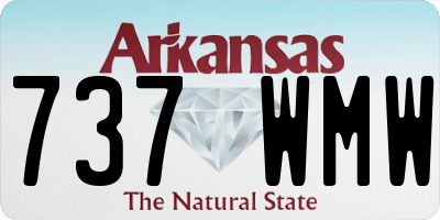 AR license plate 737WMW