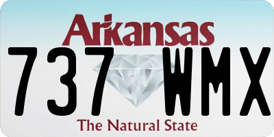 AR license plate 737WMX