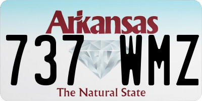 AR license plate 737WMZ