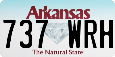 AR license plate 737WRH