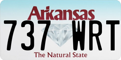 AR license plate 737WRT