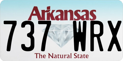 AR license plate 737WRX