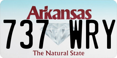 AR license plate 737WRY