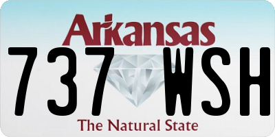 AR license plate 737WSH