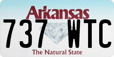 AR license plate 737WTC