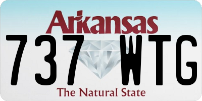 AR license plate 737WTG