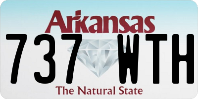 AR license plate 737WTH
