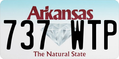 AR license plate 737WTP