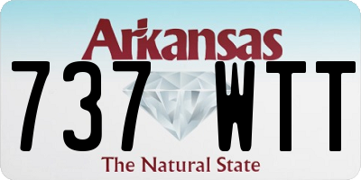 AR license plate 737WTT