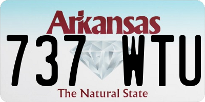 AR license plate 737WTU