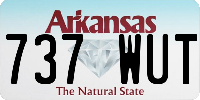 AR license plate 737WUT