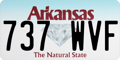 AR license plate 737WVF