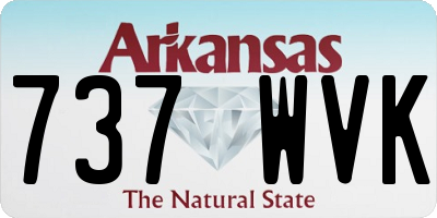 AR license plate 737WVK