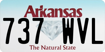 AR license plate 737WVL