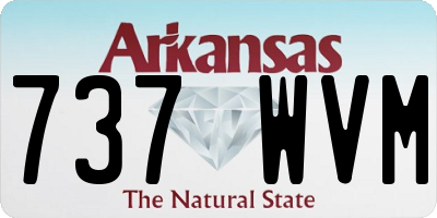 AR license plate 737WVM