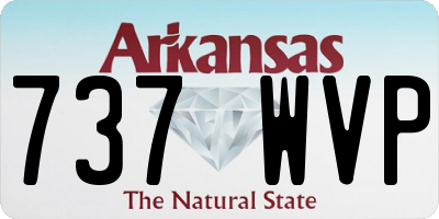 AR license plate 737WVP