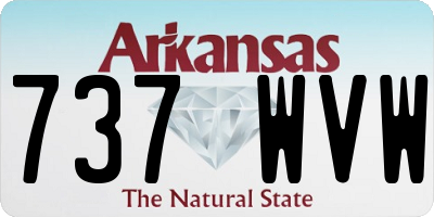 AR license plate 737WVW