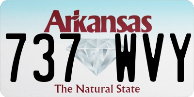 AR license plate 737WVY