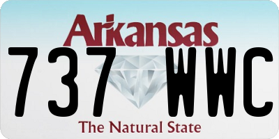 AR license plate 737WWC