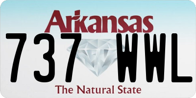 AR license plate 737WWL