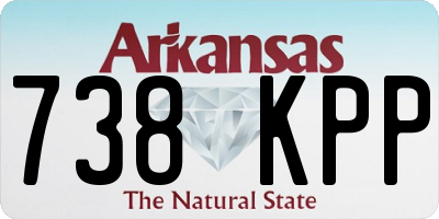 AR license plate 738KPP