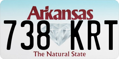 AR license plate 738KRT