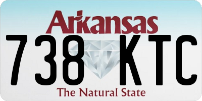 AR license plate 738KTC