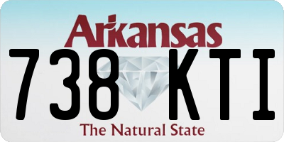 AR license plate 738KTI