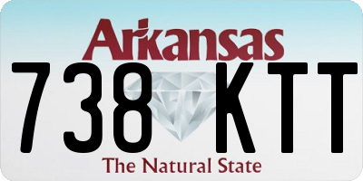 AR license plate 738KTT