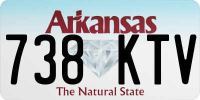 AR license plate 738KTV