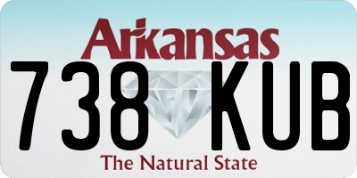 AR license plate 738KUB